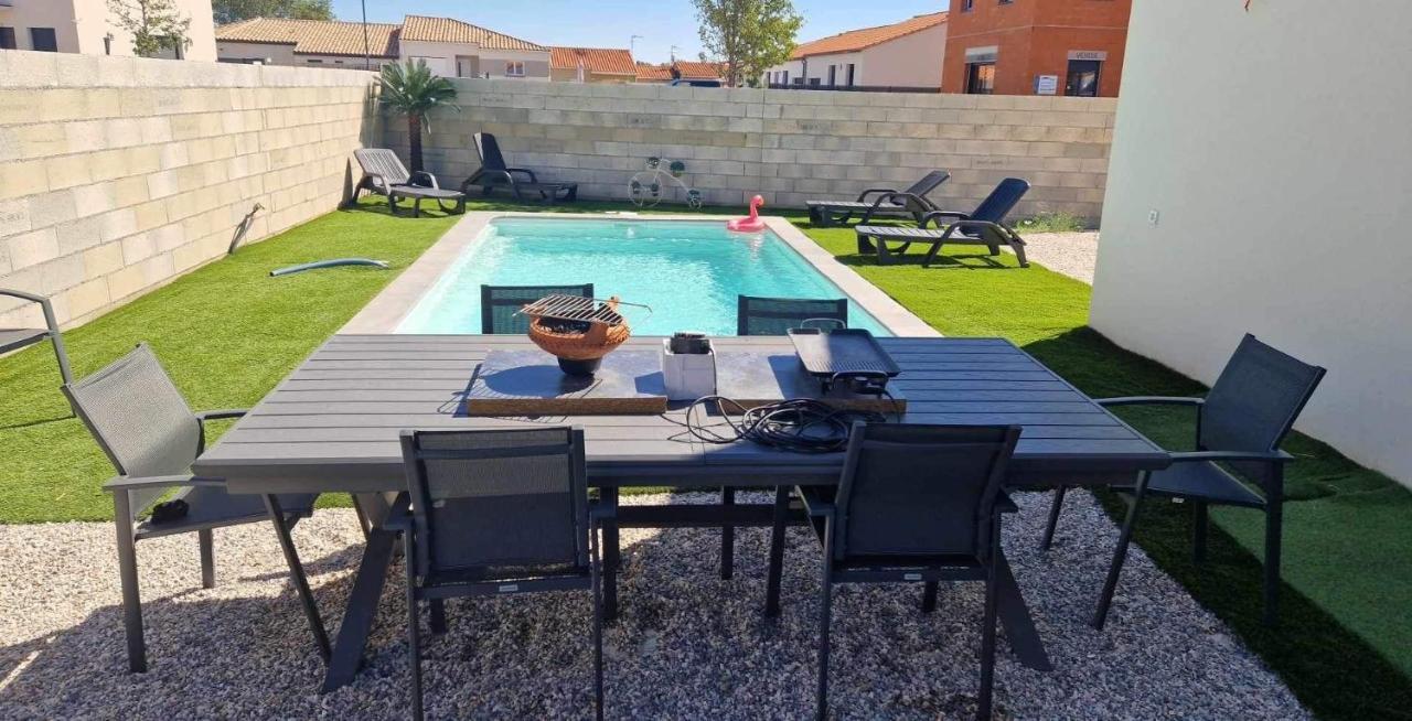 Appart Tout Neuf + Piscine Rivesaltes Eksteriør bilde
